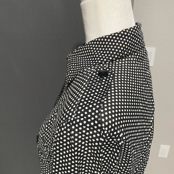 Black and White Polka Dot Women's Top - Picture 3 of 7